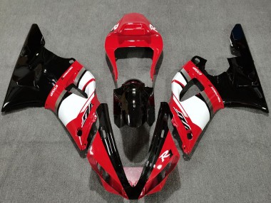 2000-2001 Yamaha R1 Motorcycle Fairings - Red White Glossy Black Canada for Sale