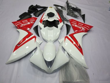 2012-2014 Yamaha R1 Motorcycle Fairings - White Red Canada for Sale