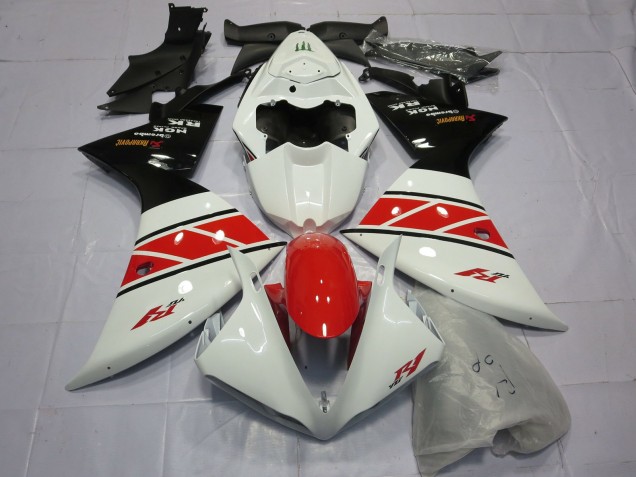 2012-2014 Yamaha R1 Motorcycle Fairings - White Red Black Canada for Sale