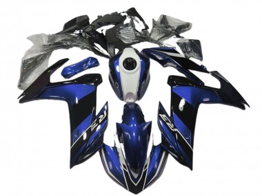 2015-2018 Yamaha R3 Motorcycle Fairings - Blue White Glossy Black Canada for Sale