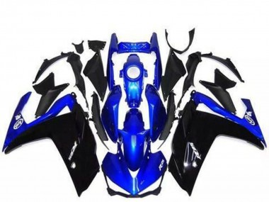 2015-2018 Yamaha R3 Motorcycle Fairings - Blue Glossy Black Canada for Sale