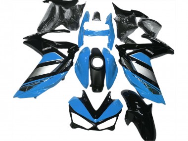 2015-2018 Yamaha R3 Motorcycle Fairings - Blue Silver Glossy Black Yamalube Canada for Sale