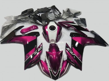 2015-2018 Yamaha R3 Motorcycle Fairing Kits - Purple White Glossy Black Canada for Sale