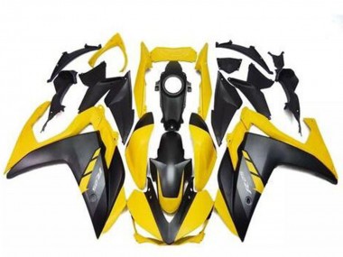 2015-2018 Yamaha R3 Motorcycle Fairings - Yellow Matte Black Canada for Sale
