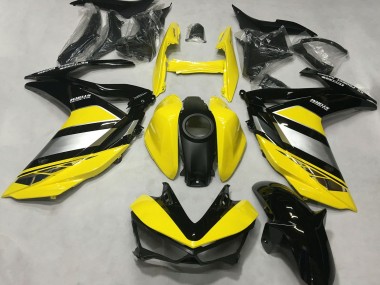 2015-2018 Yamaha R3 Motorcycle Fairings - Yellow Silver Glossy Black Canada for Sale
