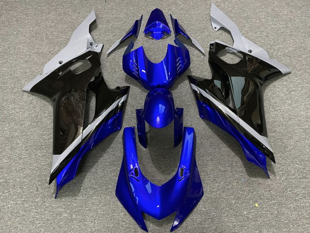2017-2023 Yamaha R6 Motorcycle Fairings - Grey Blue Glossy Black Canada for Sale