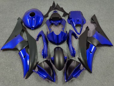 2008-2016 Yamaha R6 Motorcycle Fairing - Blue Matte Black Canada for Sale