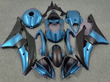 2008-2016 Yamaha R6 Motorcycle Fairings - Blue Matte Black Canada for Sale