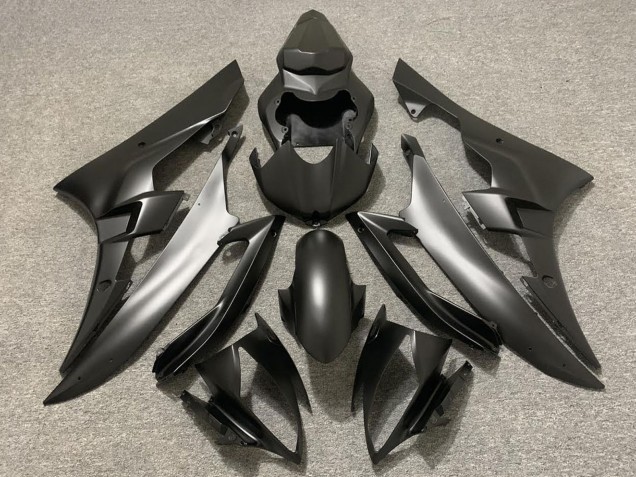 2006-2007 Yamaha R6 Motorcycle Fairings - Matte Black Canada for Sale