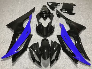 2008-2016 Yamaha R6 Motorcycle Fairings - Blue Glossy Black Canada for Sale