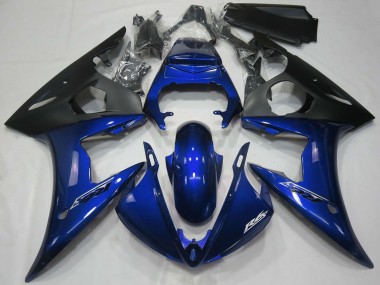 2005 Yamaha R6 Motorcycle Fairings - Dark Blue Matte Black Canada for Sale