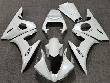 2005 Yamaha R6 Motorcycle Fairings - Pearl White Canada for Sale