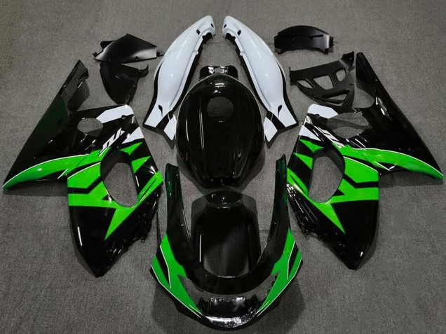 1996-2007 Yamaha YZF600R Thundercat Motorcycle Fairings - Glossy Black Green White Canada for Sale