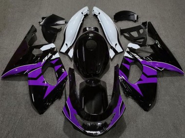 1996-2007 Yamaha YZF600R Thundercat Motorcycle Fairings - Glossy Black Purple White Canada for Sale