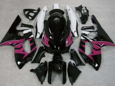 1996-2007 Yamaha YZF600R Thundercat Motorcycle Fairings - Glossy Black Dark Pink White Canada for Sale
