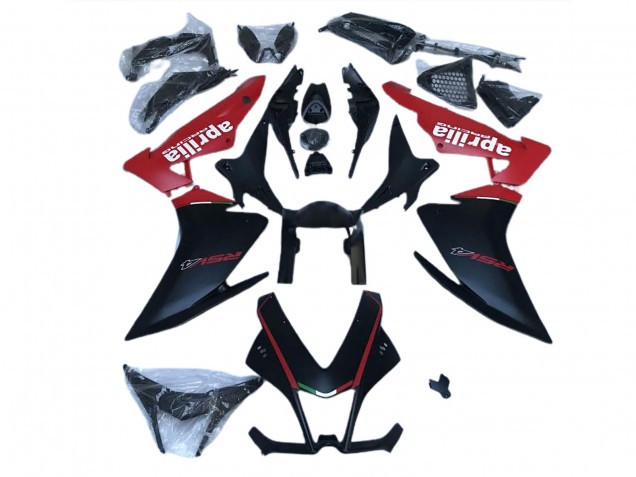 2009-2015 Aprilia RSV4 1000 Abs Motorcycle Fairings - Matte Black Red Canada for Sale