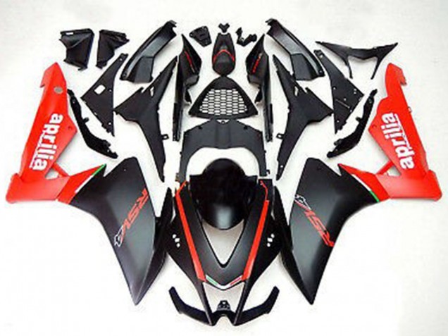 2012-2018 Aprilia RS4 125 Motorcycle Fairings - Red Matte Black Canada for Sale