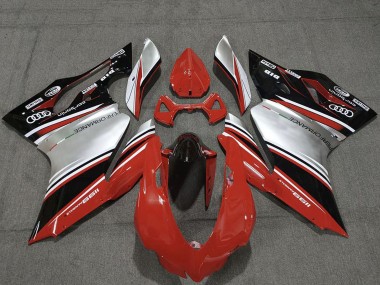 2011-2014 Ducati 1199 Motorcycle Fairings - Red Silver Black Performance Canada for Sale