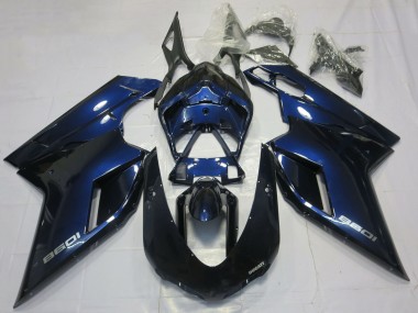 2007-2014 Ducati 1098 Motorcycle Fairings - Deep Blue Canada for Sale