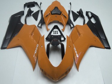 2007-2014 Ducati 848 Motorcycle Fairings - Brown Matte Black Canada for Sale