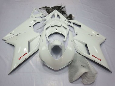 2007-2014 Ducati 848 Motorcycle Fairings - Pearl White Canada for Sale