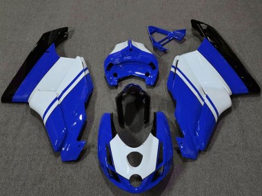 2003-2004 Ducati 749 999 Motorcycle Fairings - White Blue Glossy Black Canada for Sale