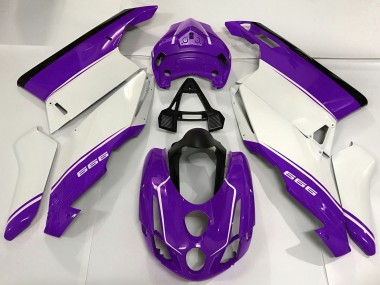 2003-2004 Ducati 999 Motorcycle Fairings - White Purple Black Canada for Sale