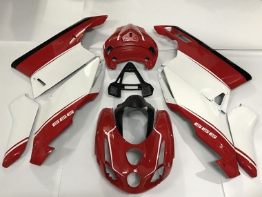 2003-2004 Ducati 999 Motorcycle Fairings - White Red Black Canada for Sale