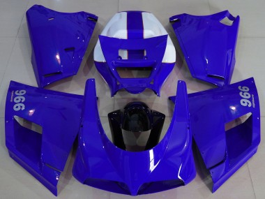 1993-2005 Ducati 996 Motorcycle Fairings - Blue Black Canada for Sale