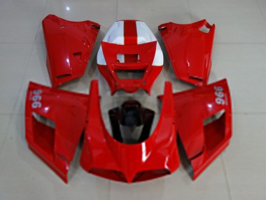 1993-2005 Ducati 996 Motorcycle Fairings - Glossy Red White Black Canada for Sale