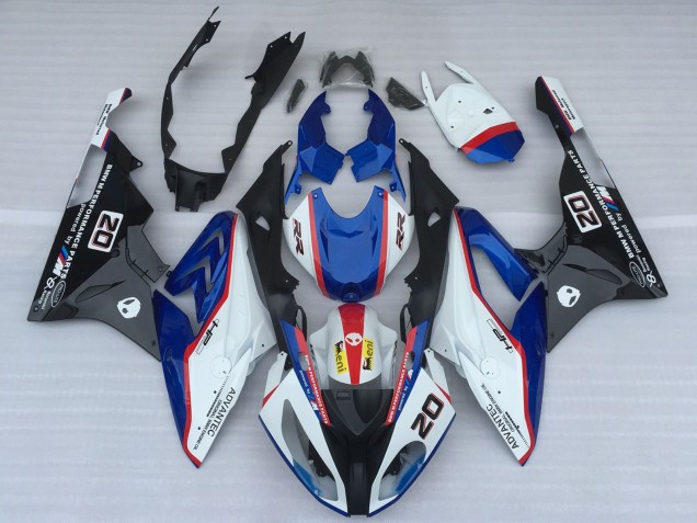 2017-2018 BMW S1000RR Motorcycle Fairings - White Blue Red Glossy Black OEM Style Canada for Sale