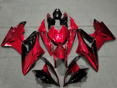 2009-2014 BMW S1000RR Motorcycle Fairings - Red Glossy Black Canada for Sale