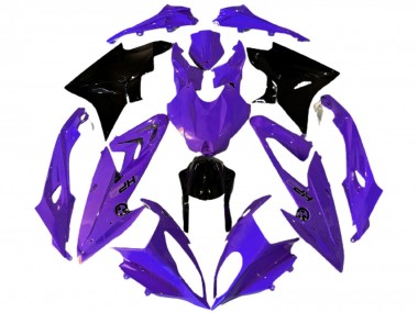 2009-2014 BMW S1000RR Motorcycle Fairings - Purple Glossy Black HP Canada for Sale