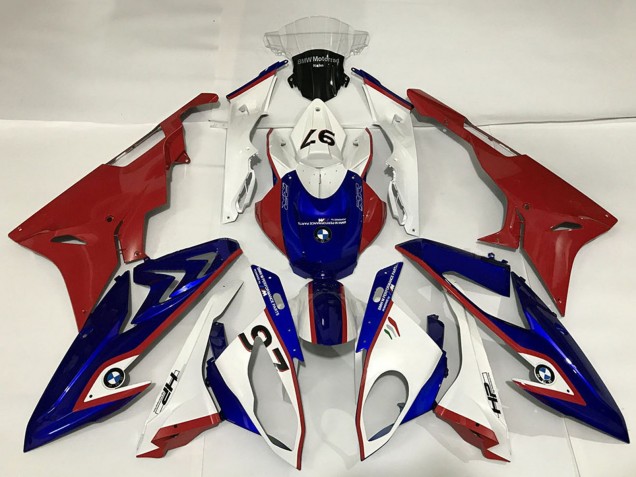 2015-2016 BMW S1000RR Motorcycle Fairings - White Red Blue Canada for Sale