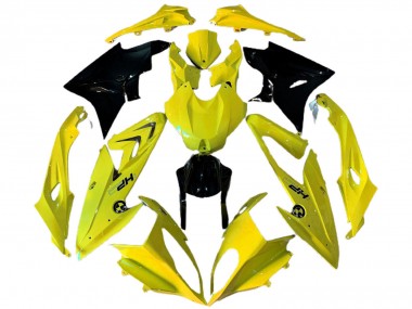 2009-2014 BMW S1000RR Motorcycle Fairings - Yellow Glossy Black HP Canada for Sale