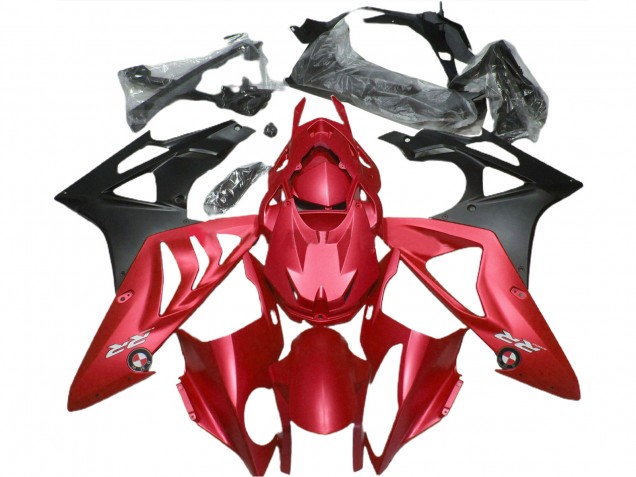 2009-2014 BMW S1000RR Motorcycle Fairing - Red Matte Black Canada for Sale