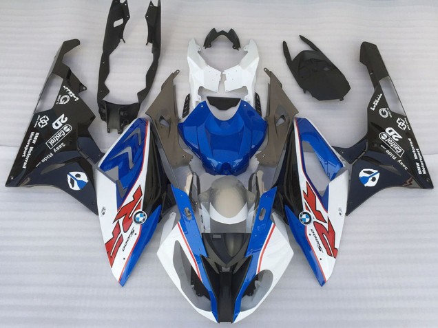 2015-2016 BMW S1000RR Motorcycle Fairings - White Blue Matte Black OEM Style Canada for Sale