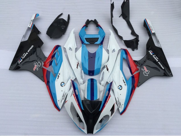 2009-2014 BMW S1000RR Motorcycle Fairings - White Red Light Blue Glossy Black OEM Style Canada for Sale