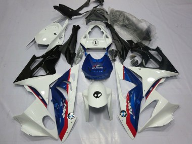 2009-2014 BMW S1000RR Motorcycle Fairing - White Red Blue Glossy Black Canada for Sale