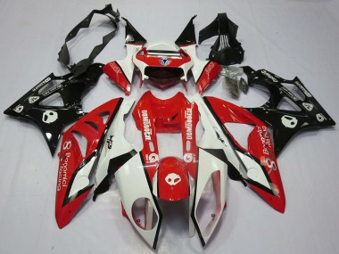 2009-2014 BMW S1000RR Motorcycle Fairing - White Red Glossy Black Canada for Sale