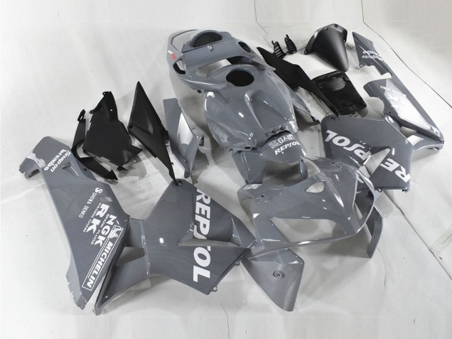 2005-2006 Honda CBR600RR Motorcycle Fairings - Nardo Grey White Repsol Canada for Sale