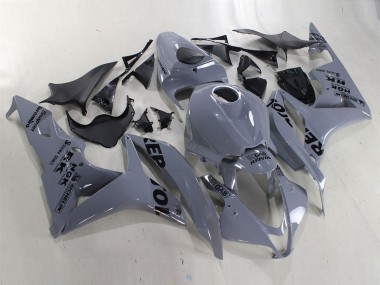 2007-2008 Honda CBR600RR Motorcycle Fairings - Nardo Grey Black Repsol Canada for Sale