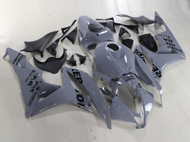 2007-2008 Honda CBR600RR Motorcycle Fairings - Nardo Grey Black Repsol Canada for Sale