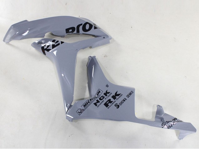 2007-2008 Honda CBR600RR Motorcycle Fairings - Nardo Grey Black Repsol Canada for Sale