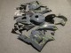 2009-2012 Honda CBR600RR Motorcycle Fairings - Dark Nardo Grey Yellow Canada for Sale