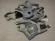 2009-2012 Honda CBR600RR Motorcycle Fairings - Dark Nardo Grey Yellow Canada for Sale