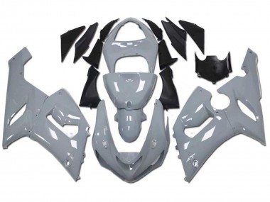 2005-2006 Kawasaki ZX6R Motorcycle Fairings - Nardo Grey Canada for Sale
