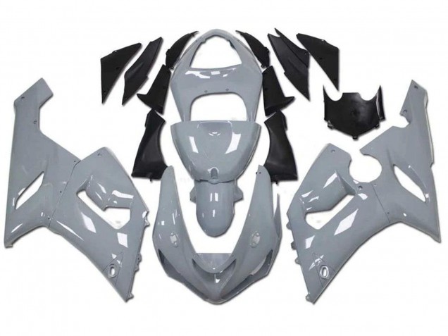 2005-2006 Kawasaki ZX6R Motorcycle Fairings - Nardo Grey Canada for Sale