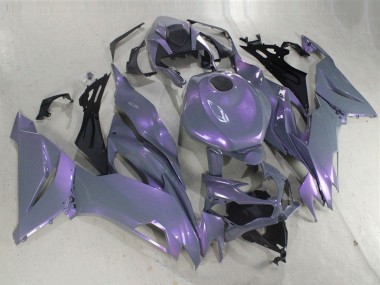 2019-2022 Kawasaki ZX6R Motorcycle Fairings - Chameleon Grey Dazz Pearl Purple Canada for Sale
