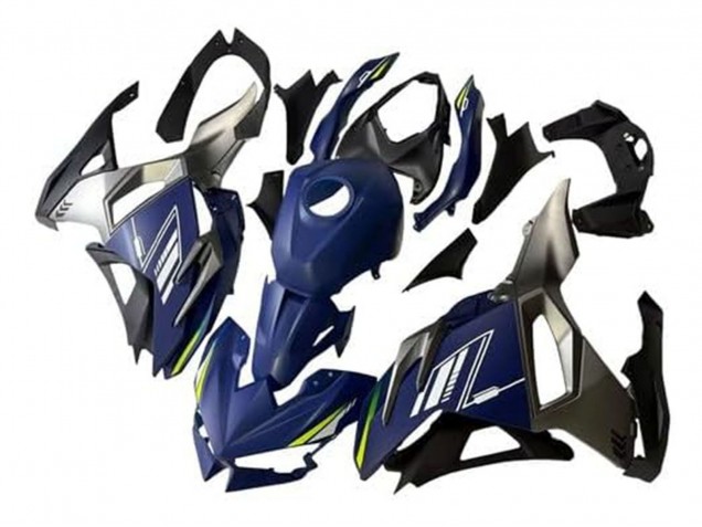 2024-2025 Kawasaki Ninja 500 EX500R Motorcycle Fairings - Blue White Yellow Silver Black Canada for Sale